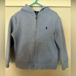 Toddler Boys Polo Ralph Lauren Zip Up Fleece Hoodie